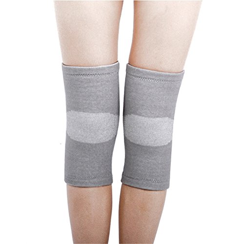 Preisvergleich Produktbild Icytail Elastische Kniebandage-Kompression Knieschoner-Knieschützer,Atmungsaktive Kniestütze für Damen & Herren, Muskelstabilität & natürliche Bewegung beim Sport und im Alltag (M:37-44cm, Grau)