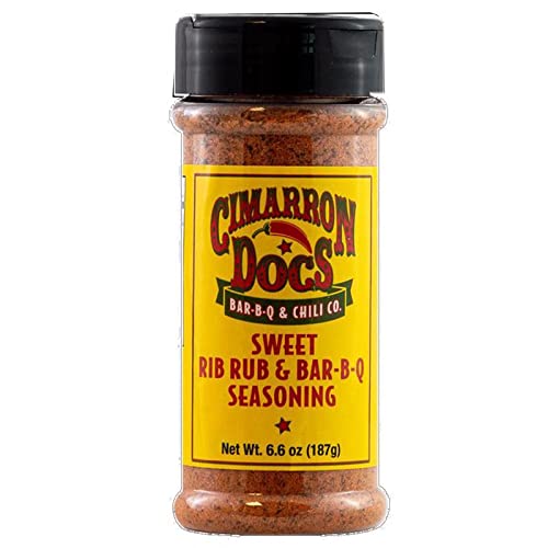 Cimarron DocsCD02007 Sweet Rib BBQ Rub, 6.5-oz. - Quantity 6