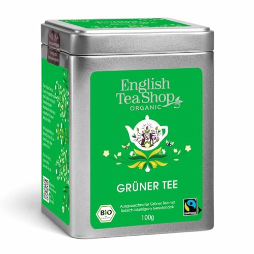 ETS - Grüner Tee BIO | Fairtrade loser Grüntee aus Ceylon | nachhaltig angebaut & handgeerntet | erfrischend lieblich aromatisch - 100g Dose ETS - Grüner Tee BIO | Fairtrade loser Grüntee aus Ceylon | nachhaltig angebaut & handgeerntet | erfrischend lieblich aromatisch - 100g Dose