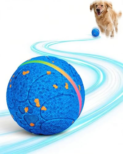 osou Smart Interactive Dog Toys, Automatic Moving Rolling Bouncing Dog Ball for Medium & Large Dog Breeds, E-TPU Durable & Waterproof, with Irregular Motion to Encourage Active Play