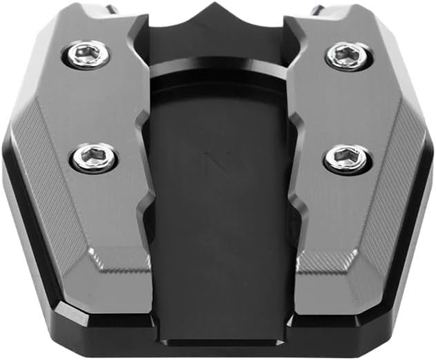 For YA&MAHA NMAX155. Motorcycle Foot Side Stand Enlarger Plate Kickstand Extension Pad Support Accessories(Blue)