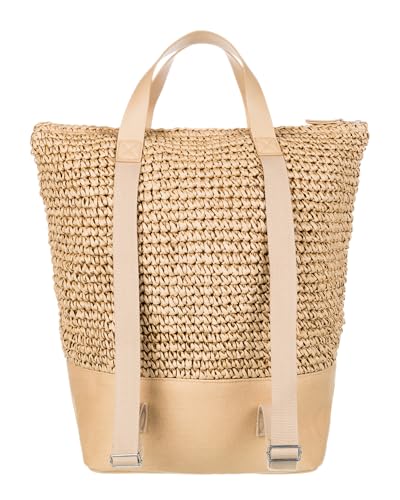 Image of Roxy Women's Beach Tote Bag | Travel | Vacation | Straw | Lightweight | Breathable