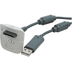 Cargador De Xbox 360 Precio Cable Cargador Compatible Mando Inalámbrico Microsoft XBOX360 Color Blanco, Resistente