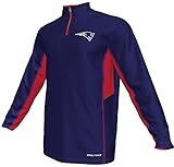 eingesticktes Team Logo NFL Trainingsjacke Sweater Jacke NEW ENGLAND PATRIOTS Defending Zone in SMALL (S)