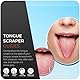 Zungenreiniger Edelstahl Set – Zungenschaber & Zungenbürste gegen Mundgeruch | Oral Care & Hygiene Tool Zungenreiniger für Erwachsene | Tongue Scraper Cleaner für Erwachsene, Männer & Frauen