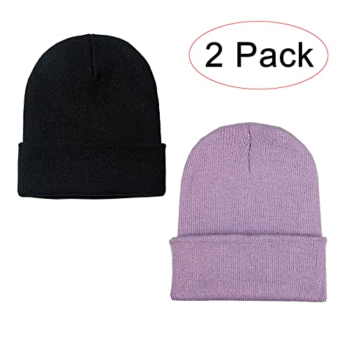 Image of NPJY Unisex Beanie for Men and Women Knit Hat Winter Beanies