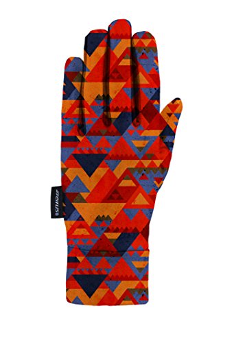 Seirus Innovation Dynamax Glove Liner, Tomato-Red, x Small