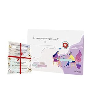 QUASI MOODO Fragekarten für Paare/Geschenk für Paare/tiefgründige Gespräche, Etiketten