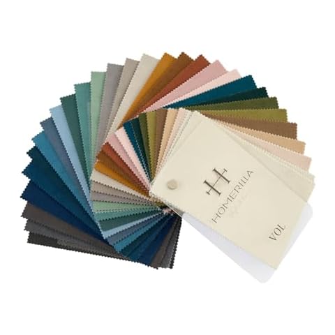 HOMERILLA Vol Series Custom Curtains Sample Book,29 Colors Cover