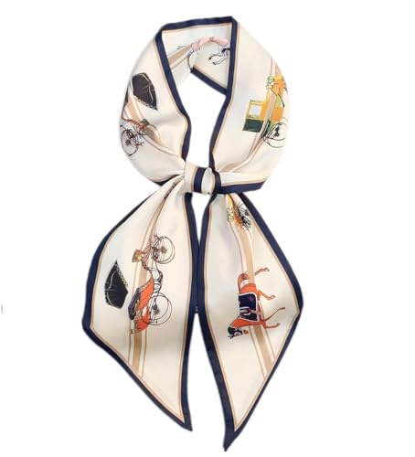 Head Scarf Hair Neck Scarves For Women Girl Purse Bag Scarfs For Handbags Satin Headscarf Fashion Silk Headbands