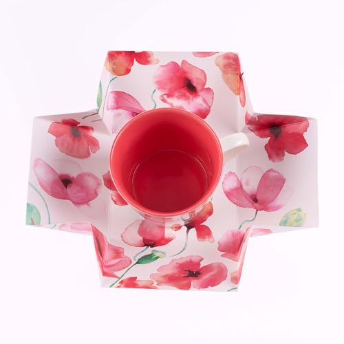 Taza de cerámica coral con frases motivadoras 10 oz miniatura 4