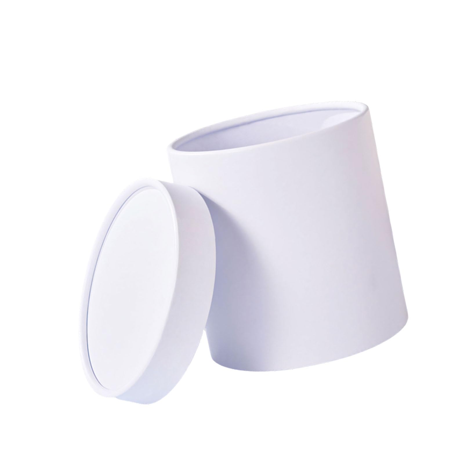 NVOQILIN Stylish Round Designs Floral Container Flower Bucket for Parties and Weddings Festival Gift Packaging Box Old Stoneflower Bucket