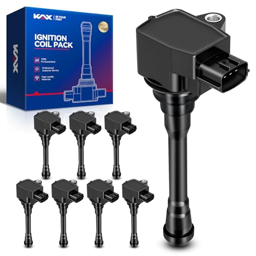 Image of KAX 8 Ignition Coils for Nissan TITAN 2017-2024 | Fits TITAN XD 2020-2024, 2016-2019 5.6L, NV3500 2017-2021 5.6L, NV2500 2017-2021 5.6L, Replaces UF812