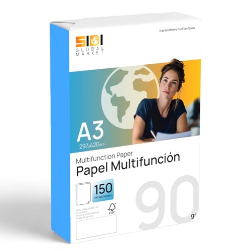 Feuilles A3 90g papier blanc pour écrire dessiner et imprimer au format de bureau SIDI