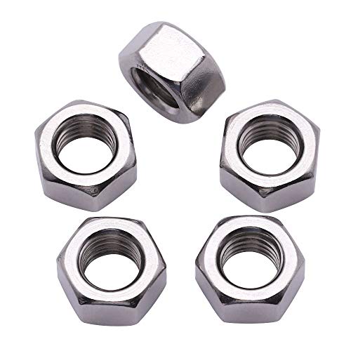 Écrous de verrouillage hexagonaux inox 304 filetés fin UNF pour stopper le desserrage par vibration