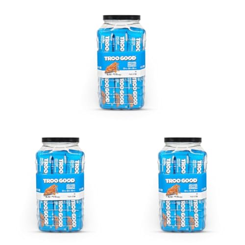 Image of TROOGOOD Millet Chikki Jar (50 Pcs, 15g Each 750g) | Rich in Fibre and Protein | No Added Preservatives and Colours | Sweets | Made with Jaggery | High Energy Nutrition Bars | Office, Kids & Daily Use