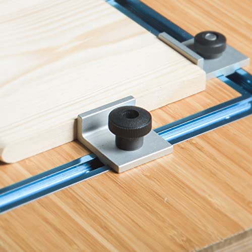 Image of POWERTEC 10 Pack 1 /4 inch-20 Round Knobs, Threaded Clamping Knobs for T Track & Table Saw Accessories, Featherboard, Woodworking Jigs on Miter Saw, Router Table, Drill Press (QNB3004-P2)