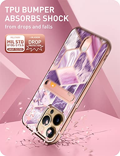 Image of i-Blason Cosmo Wallet Case for iPhone 13 Pro 6.1 inch (2021 Release), Slim Designer Wallet Protective Case with Card Holder Ameth