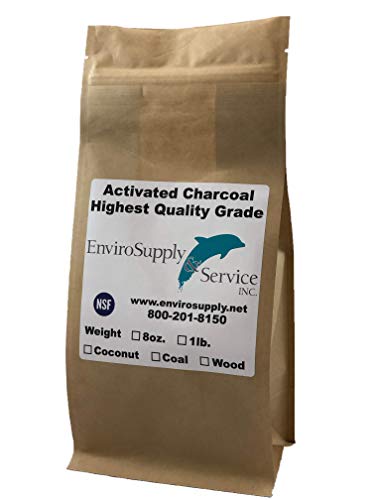 Powdered Hardwood Carbon for Oil Extraction (Decolorization) - Resealable 8 Oz Bag