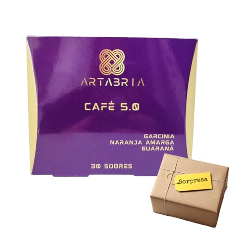 Café Artabria 5.0 | 30 Sobres | Garcinia | Guaraná | Naranja Amarga (1 30 SOBRES)