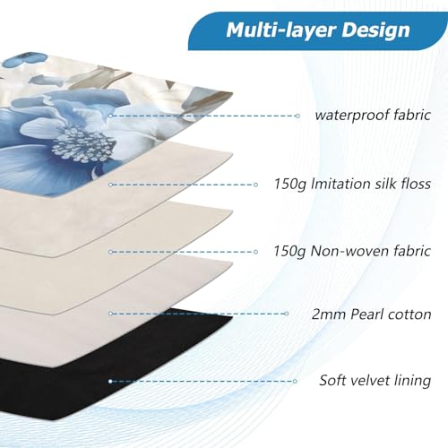 Funda para portátil 13-14 pulgadas con diseño floral colorido miniatura 4