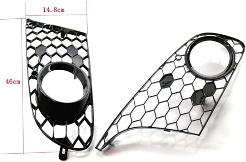 Parrilla delantera para Golf 6 MK6 universal con cubierta de luz antiniebla 2009-2013 2