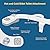 Clirass Non-Electric Hot and Cold Water Bidet Attachment for Toilet Seat,Self-Cleaning, Dual Nozzle(Frontal & Rear Wash),Adjustable Water Pressure (Silver)