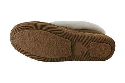 surell Womens Genuine Shearling Scuffs Slip On3