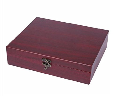 Wine Opener Set, Rabbit Corkscrew Red Wine Bottle Opener, Wine Decanter Pourer, Wine Bottle Alloy Stopper, Foil Cutter, Drip Ring with Wood Case, Wedding Wine Gift Set - Thumbnail 7