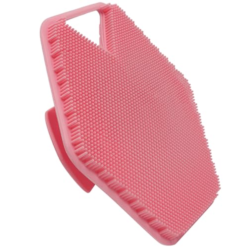 XYGK Limpiador corporal de silicona, limpiador de ducha suave con gancho, exfoliante corporal suave, cepillo exfoliante para piel sensible, cepillo de masaje corporal, accesorios de baño para hombres
