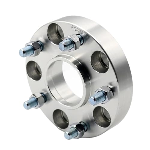 Entretoise de roue haut de gamme 35mm argent pour moyeu 5 pattes Audi