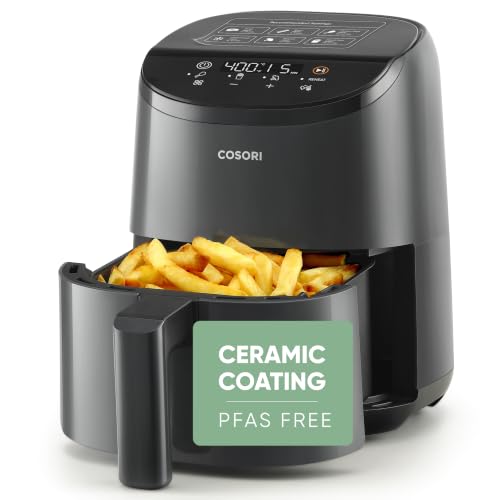 Cosori Small Air Fryer 2L Portable, Matt Black