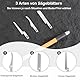 KEWAYO Mini Handsäge Set für Modellbau & DIY, 3 Wechselbare Arten Sägeklinge, Ideal für Holz, Äste, Bastelprojekte & Gartenarbeit, Metallsägeblättern mit Aufbewahrungstasche