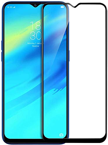 Image of Tempered Glass Screen Protector Compatible For Oppo F9 PRO Full Screen Coverage (Except Edge to Edge) and Free Complete Easy Installation kit.