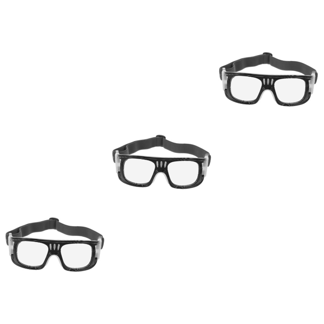 BESPORTBLE 3 Piezas Gafas de Baloncesto Voleibol Volleyball protección para los Ojos Soporte de Varilla de Alambre de Acero anteojos Gafas atléticas Deportes Gafas de protección Jugar fútbol