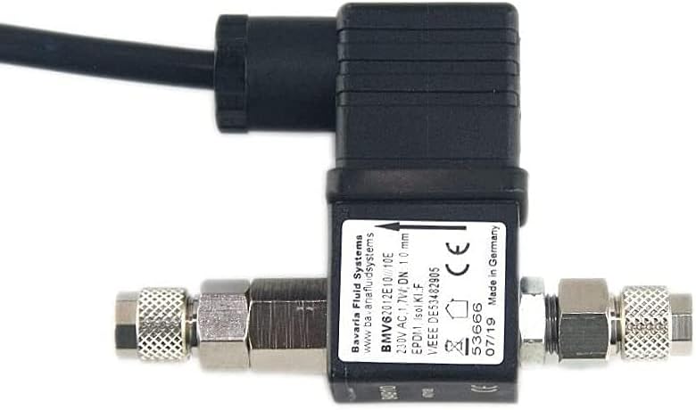 Bavaria Fluid Systems CO2 Solenoid Valve with Non-Return Valve - Made in Germany - Extra Long Cable