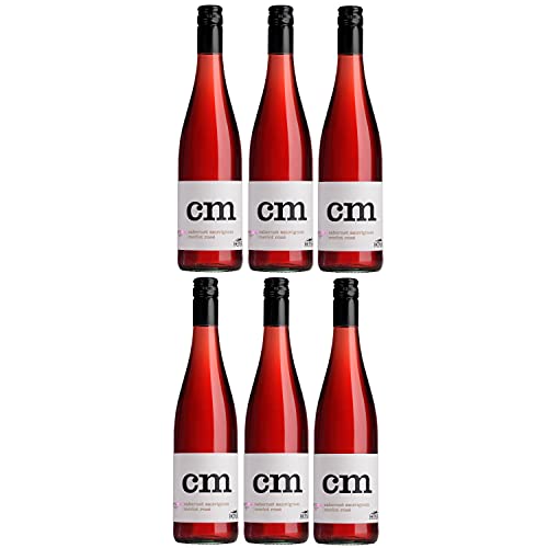 Thomas Hensel Aufwind Cabernet Merlot Roséwein Wein trocken Pfalz Deutschland I Visando Paket (6 Flaschen) Cover