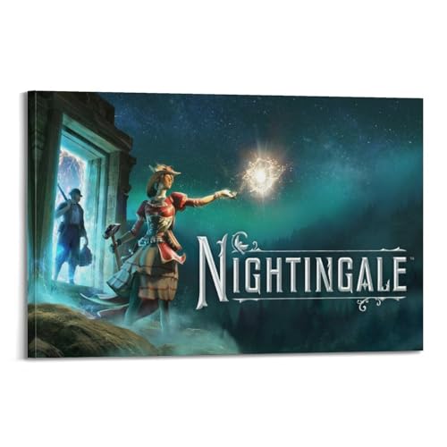 RTHGKTNG Póster decorativo con diseño de ruiseñor de videojuegos, lienzo para pared e imagen artística moderna para decoración de dormitorio familiar, 20 x 30 cm