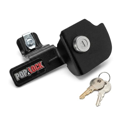 Pop & Lock Manual Tailgate Lock for Chevy Silverado and GMC Sierra Fits 1999 to 2007 Models (Black PL1100)