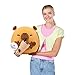Snackles Series 2 Capybara & Boba 14 Inch Plush by ZURU, Ultra Soft Plush, Collectible Plush with Real Licensed Brands, Stuffed Animal, Giftable