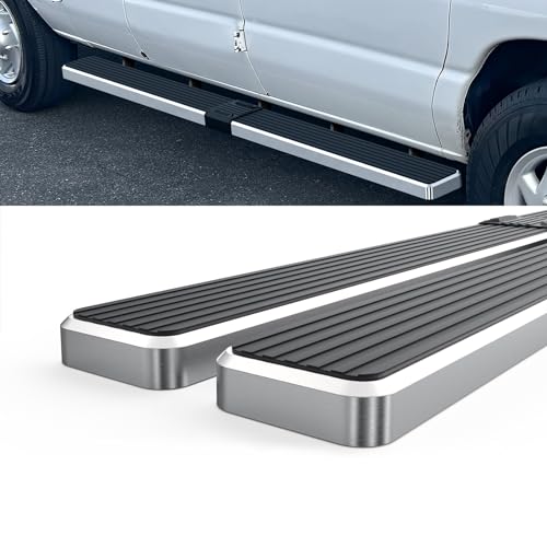 Estribo acero inoxidable pulido 6" para Van Ford Econoline miniatura 4