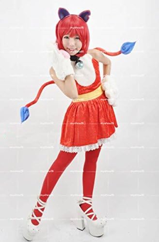 海外工場直送 コスプレ 妖怪ウォッチのジバニャン擬人化されたバージャン コスプレ衣装 ディズニークリスマス ハロウィン イベント仮装 コスチューム コスプレ 仮装 通販 Amazon