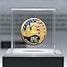 Ivaska 250th Anniversary Commemorative Coins - Golden American Flag & Liberty Bell Design Collectible Coins, Durable Metal Anniversary Coins for Display, Collectors & Gift Idea (1PCS)