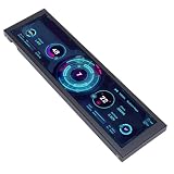 Ulepszony 8,8-calowy ekran IPS, 1920x480 Rozdzielczość 360° Obrotowy wyświetlacz PC ze stopu aluminium, Mini komputerowy wyświetlacz wtórny z interfejsem PH typu C
