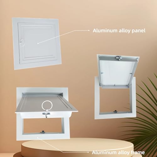 Trappe de visite alu robuste 40x90cm avec cadre sans rouille