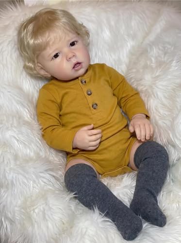 Muñeco Reborn Bebé Niño Realista 20 Pulgadas miniatura 4