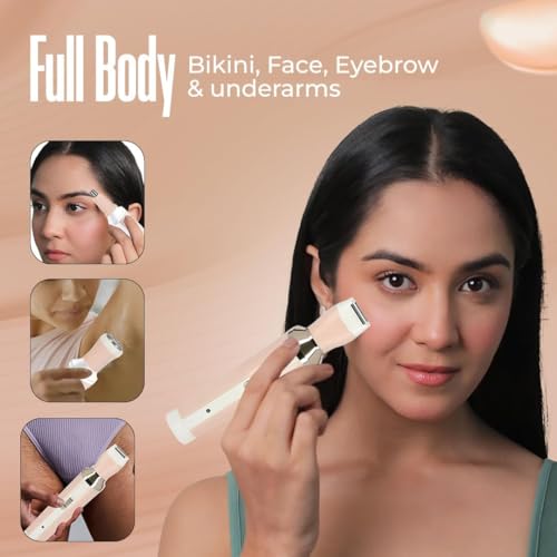 Image of Concepta Hair Removal Machine | Facial Shaver, Eyebrow Trimmer & Body Shaver | Hair Removal Machine for Women