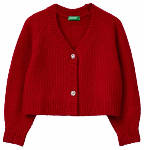 Cardigan mixte enfant Benetton 1rg7c601y en maille douce