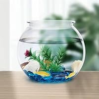 水槽 Kakinotane 240g Amazon | Nizzvlo アクリル 丸型金魚鉢 (30cm) 金魚・メダカ用