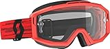 SCOTT 285537-0084113 Split OTG Goggle, Dark Red with Clear Works Lens
